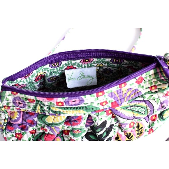 2011 Vera Bradley Viva La Vera Pleated Front Mini Shoulder Bag EUC - Picture 15 of 16